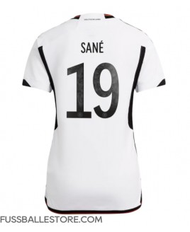 Günstige Deutschland Leroy Sane #19 Heimtrikot Damen WM 2022 Kurzarm